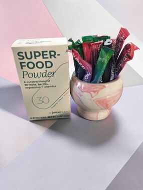 Superfood Powder Stick Packs - Pink, Green, Purple, Red Variety